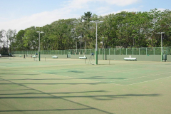 八橋運動公園テニスコート（砂入り人工芝コート、グリーンサンドコート）